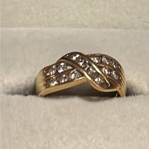 K18 with Diamonds Women's Ring